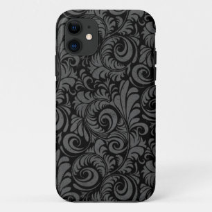 Coque iPhone 11 Caisse noire élégante de l'iPhone 5
