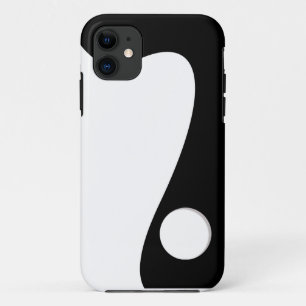 Coque Case-Mate iPhone Caisse noire et blanche de l'iPhone 5 de zen