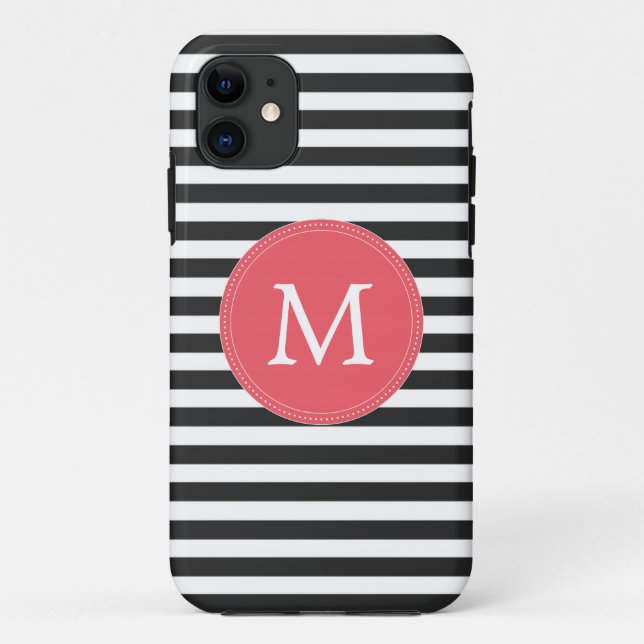 Coques Case-Mate iPhone Caisse noire et blanche d'Iphone 5/5S de (Dos)