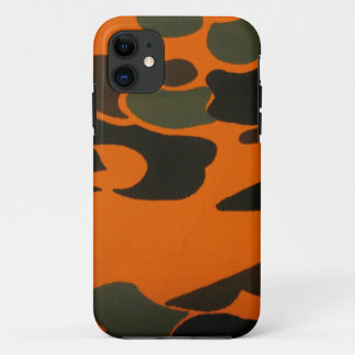 Coque iPhone 11 Caisse orange de Camo pour l'iPhone 5