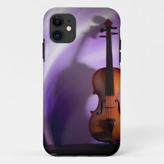 Coque iPhone 11 Caisse pourpre de téléphone de violon