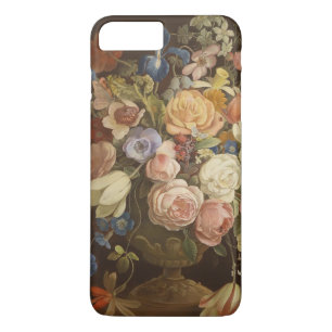 Coque Case-Mate iPhone Caisse rose florale vintage élégante d'art de