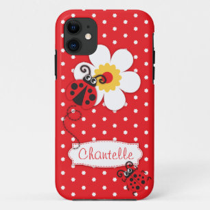 Case-Mate iPhone Case Caisse rouge de l'iphone 5 de coccinelle de nom