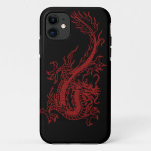 Etui iPhone Case-Mate Caisse rouge de l'iPhone 5 de Glaurung de dragon