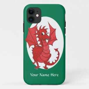 Coques Pour iPhone Caisse rouge mignonne de l'iPhone 5/5s de dragon 