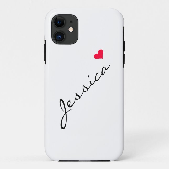 Coques Case-Mate iPhone Caisse rouge personnalisable du coeur iPhone5 (Dos)