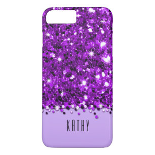 Coque Case-Mate iPhone Caisse scintillante pourpre fascinante de