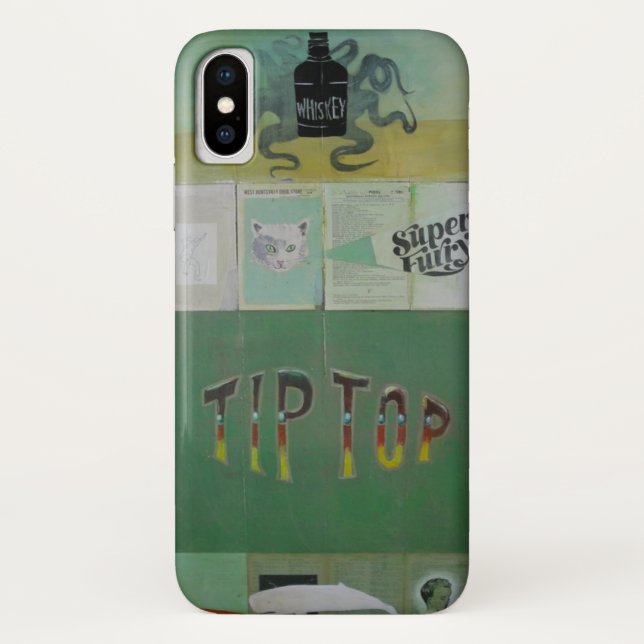 Coques Case-Mate iPhone Caisse velue superbe de cellules de Kitty (Dos)