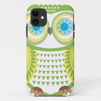 Coques Pour iPhone Caisse verte de l'iPhone 5 de hibou
