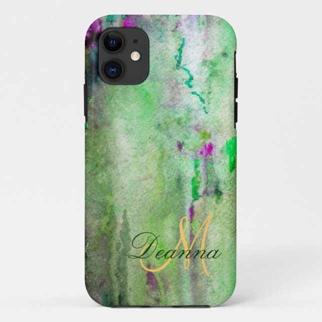 Coques Case-Mate iPhone Caisse verte d'Iphone 5 de brume à peine là (Dos)