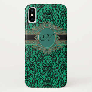 Coque Case-Mate Pour iPhone Caisse verte et noire irlandaise de l'iPhone X de