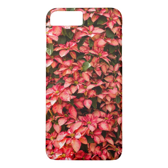 Coques Case-Mate iPhone Caisses de téléphone Rouge Poinsettia (Dos)