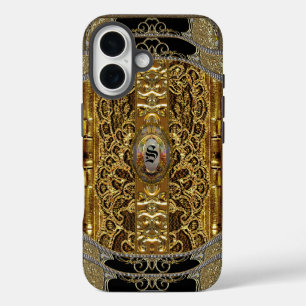 Coque Pour iPhone 16 Calabre Élégant Monogramme