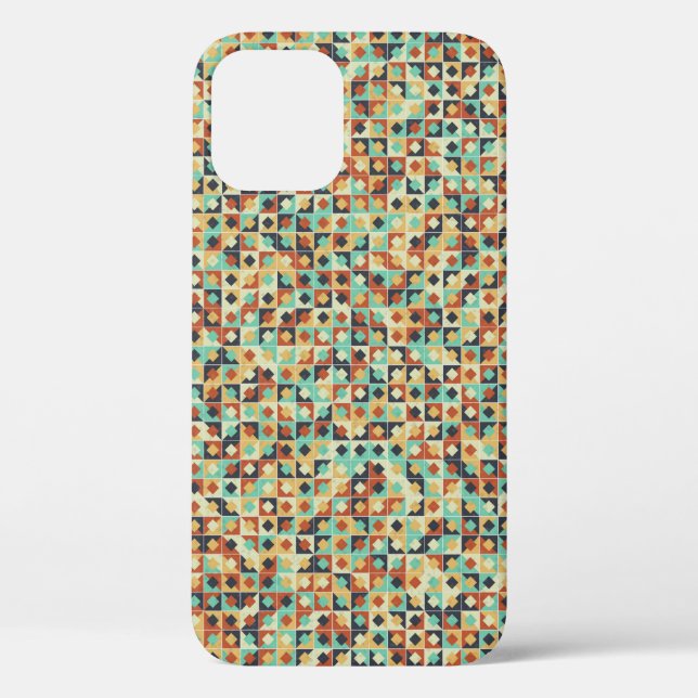 Coques Case-Mate iPhone calcul génératif du Motif géométrique Abstrait (Verso)