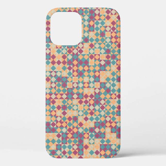 Coques Case-Mate iPhone calcul génératif du Motif géométrique Abstrait (Verso)