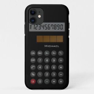 Coque iPhone 11 Calculatrice de la vieille école