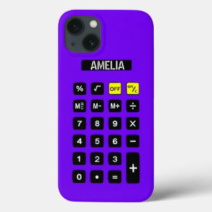 Case-Mate iPhone Case Calculatrice violette avec clavier