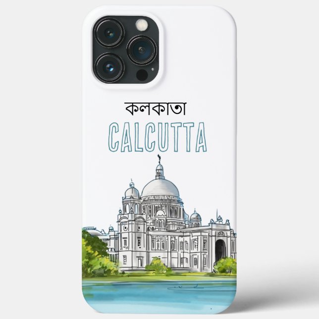 Coques Case-Mate iPhone Calcutta "Mémorial Victoria" Kolkata Bengali (Verso)