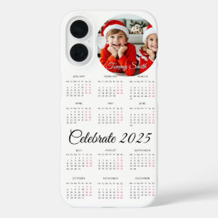 Coque Pour iPhone 16 Calendrier personnalisé 2025