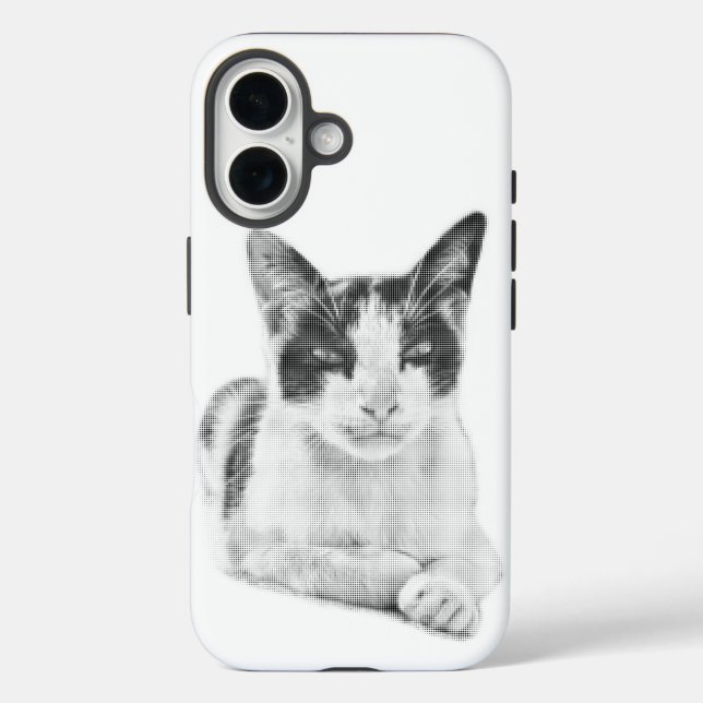 Coques Case-Mate iPhone Calicot Rétro Demi-Teinte (Verso)