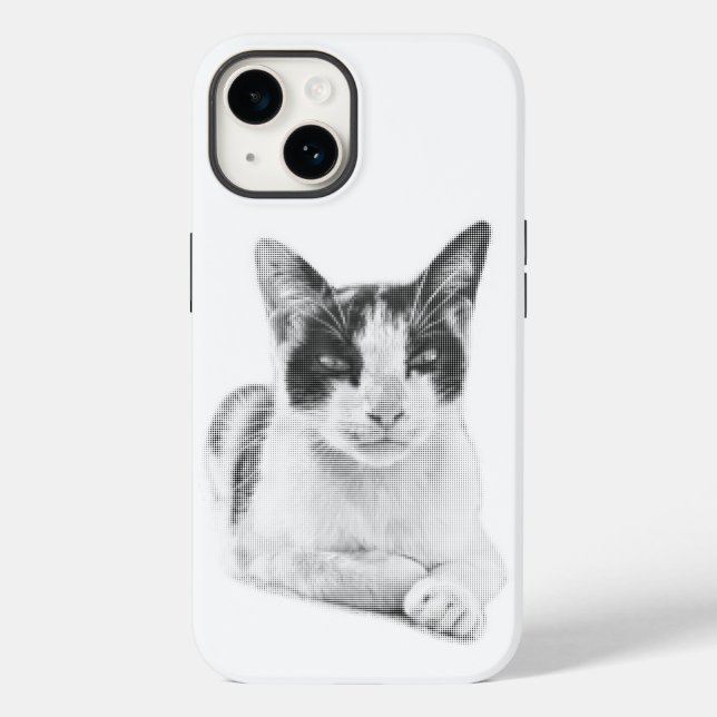 Coques Case-Mate iPhone Calicot Rétro Demi-Teinte (Verso)