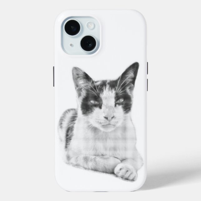 Coques Case-Mate iPhone Calicot Rétro Demi-Teinte (Verso)