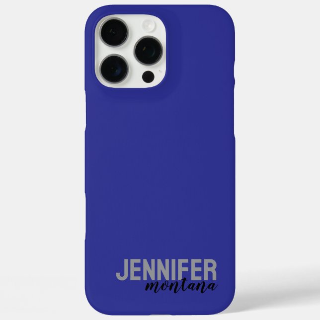 Coques Case-Mate iPhone Calligraphie Elegant Plain Ajouter son propre nom (Verso)