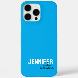 Coque iPhone 16 Pro Max Calligraphie Elegant Plain Ajouter son propre nom