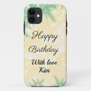 Case-Mate iPhone Case calligraphie simple et minimale joyeux anniversair