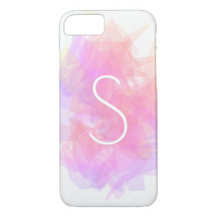 Coques Pour iPhone Calques transparents modernes / Magenta Peach & Pi