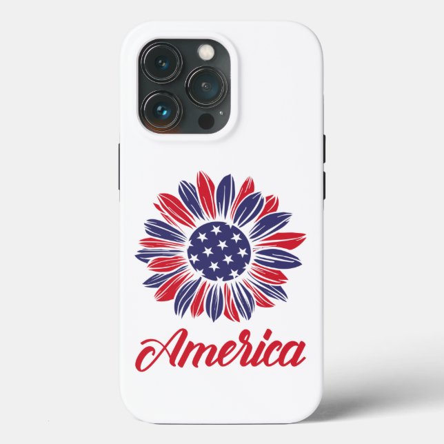 Coques Case-Mate iPhone Camas iPhone Coque-Mate de tournesol américain pat (Verso)
