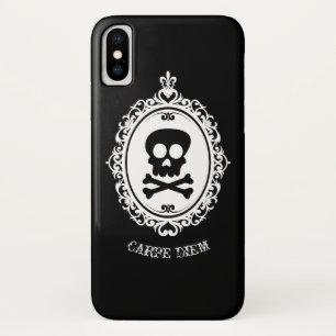 Coque iPhone X Camée de crâne