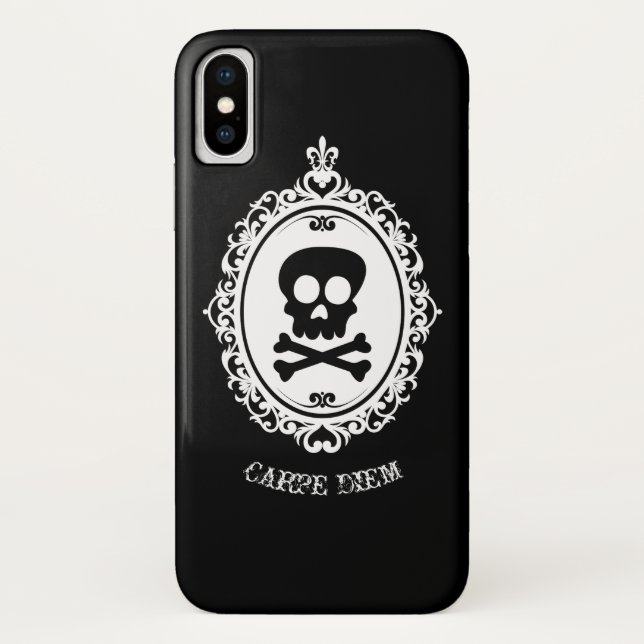 Coques Case-Mate iPhone Camée de crâne (Dos)