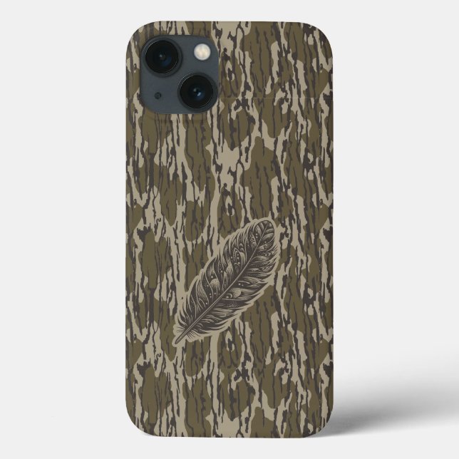 Coques Case-Mate iPhone Caméléon Bas-Fond Plume de Dindon (Verso)