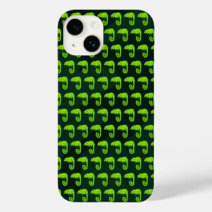 Coque Case-Mate iPhone Caméléon mignon vert
