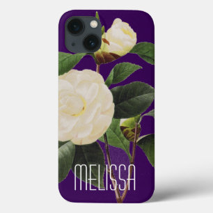 iPhone 13 Coque Camélia blanc, 1833