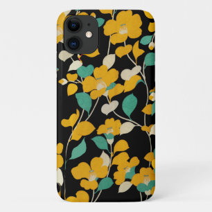 Case-Mate iPhone CASE CAMELLIAS JAUNES, FEUILLES BLANCS VERTS NOIR