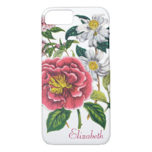Coque iPhone 8/7 Camellias personnalisés