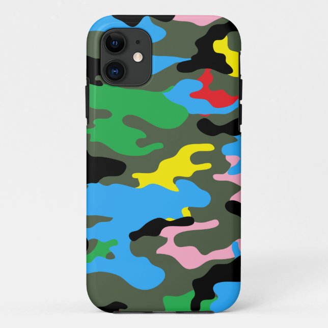Coques Case-Mate iPhone caméra arc-en-ciel (Dos)