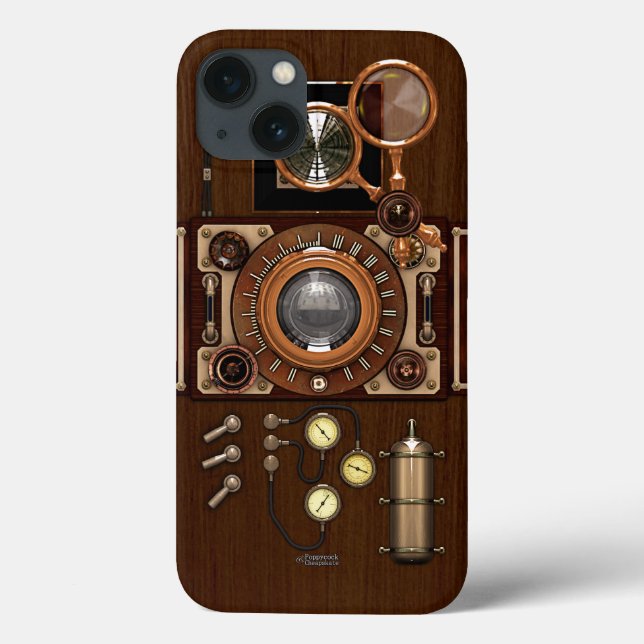 Coques Case-Mate iPhone Caméra TLR Vintage Steampunk (Verso)