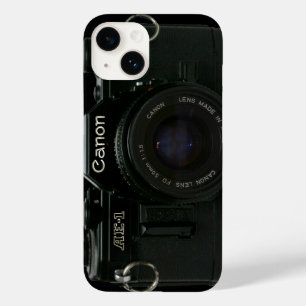 Coque Case-Mate iPhone Caméra Vintage noire Canon AE-1