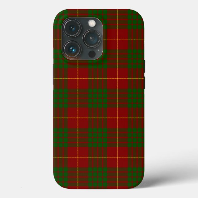 Coques Case-Mate iPhone Cameron tartan rouge vert plaid (Verso)