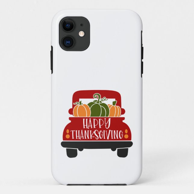 Coques Case-Mate iPhone Camion de Thanksgiving (Dos)