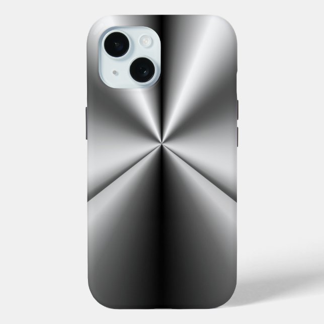 Coques Case-Mate iPhone Camion en métal brossé et rouleau (Verso)