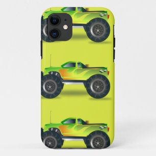 Case-Mate iPhone Case Camion Monster sur le vert citron