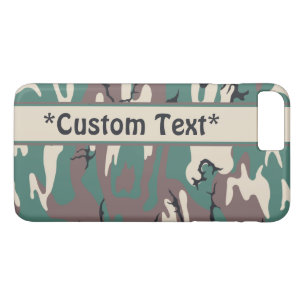 Coques Pour iPhone Camion Woodland avec texte personnalisé