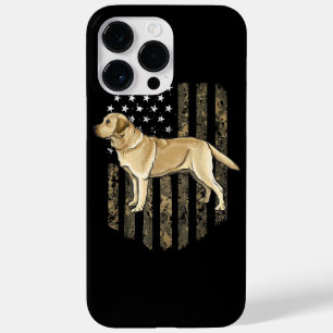 Coque Case-Mate iPhone Camo American Flag Yellow Labrador Retriever