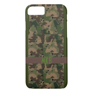 Coques Pour iPhone Camo avec le monogramme