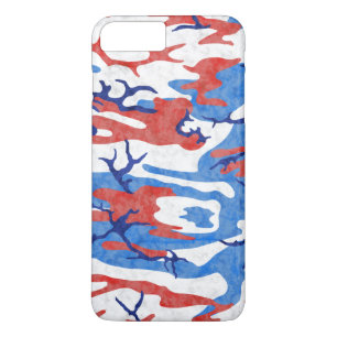Coque Case-Mate Pour iPhone Camo blanc et bleu dévêtu