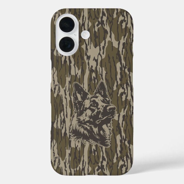 Coques Case-Mate iPhone Camo Bottomland Allemand Berger Silhouette (Verso)